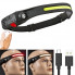 Налобний ліхтар Police BL-W689/G28-LM+COB (white+red) Motion Sensor зарядний пристрій USB Type-C акумулятор типу Li-Ion чорний (130000039)