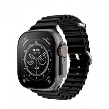 Розумний смарт-годинник Smart Watch GS8 Plus Ultra голосовий помічник Siri українська мова чорний (130000067) Розумний смарт-годинник Smart Watch GS8 Plus Ultra голосовий помічник Siri українська мова чорний (130000067)