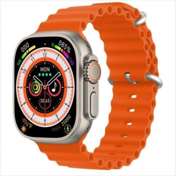 Розумний смарт-годинник Smart Watch GS8 Plus Ultra голосовий помічник Siri українська мова помаранчевий (130000066) Розумний смарт-годинник Smart Watch GS8 Plus Ultra голосовий помічник Siri українська мова помаранчевий (130000066)