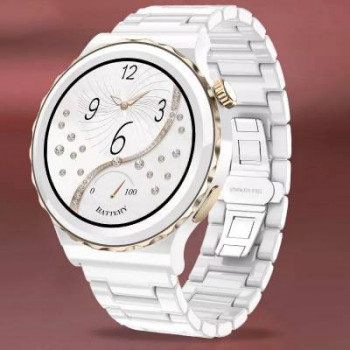 Розумний годинник Smart Watch GT3 Pro Ceramic голосовий помічник Siri два ремінці білі (130000028) Розумний годинник Smart Watch GT3 Pro Ceramic голосовий помічник Siri два ремінці білі (130000028)