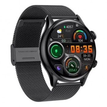 Смарт-годинник Smart Watch НК8 Рro AMOLED дисплей два ремінці силіконовий та металевий чорний (130000025) Смарт-годинник Smart Watch НК8 Рro AMOLED дисплей два ремінці силіконовий та металевий чорний (130000025)