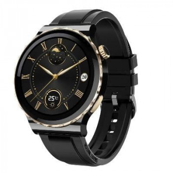 Розумний смарт-годинник Smart Watch GT3 Pro AMOLED дисплей два ремінці силіконовий і металевий чорний (130000036) Розумний смарт-годинник Smart Watch GT3 Pro AMOLED дисплей два ремінці силіконовий і металевий чорний (130000036)