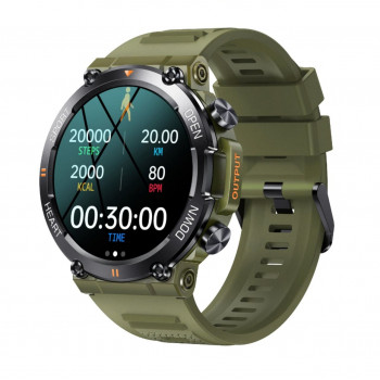 Тактичний спортивний смарт годинник Smart Watch VIBE 7 водонепроникні зелений (130000014) Тактичний спортивний смарт годинник Smart Watch VIBE 7 водонепроникні зелений (130000014)